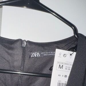 Zara Black Long Sleeve Dress